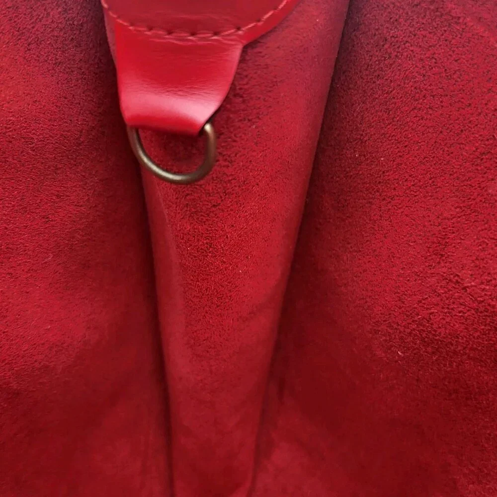 Auth Louis Vuitton Epi Red Saint Jacques Shopping‎ M52267 Shoulder bag SKS020280